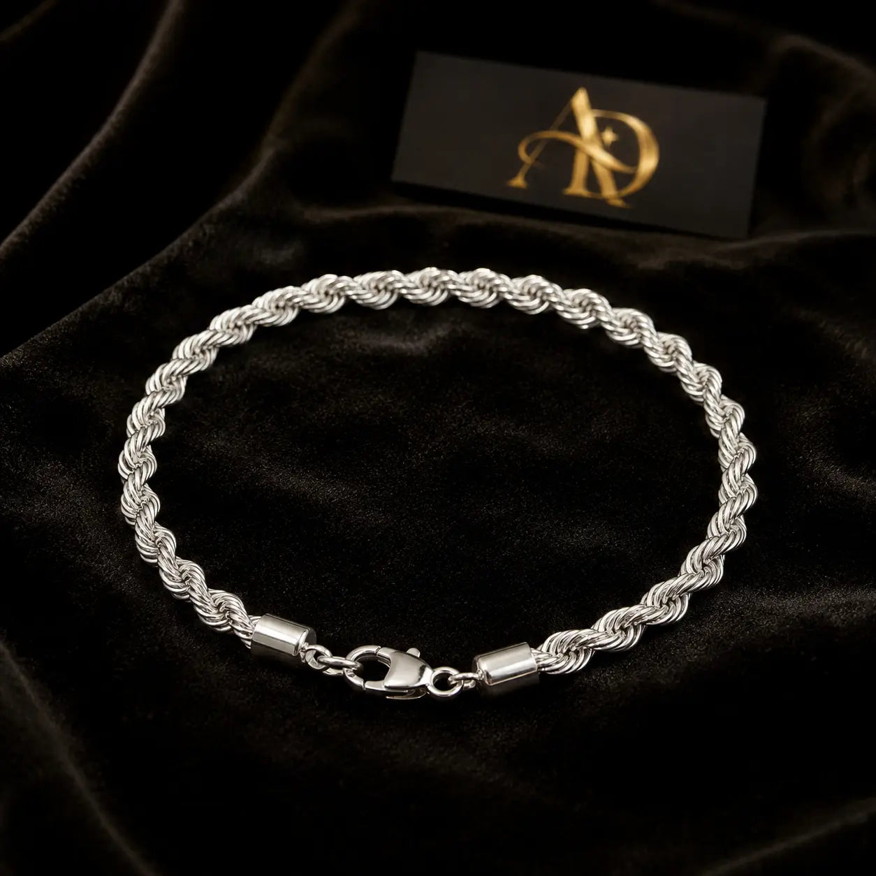 Cadena Rope 925 — 4 mm — Único